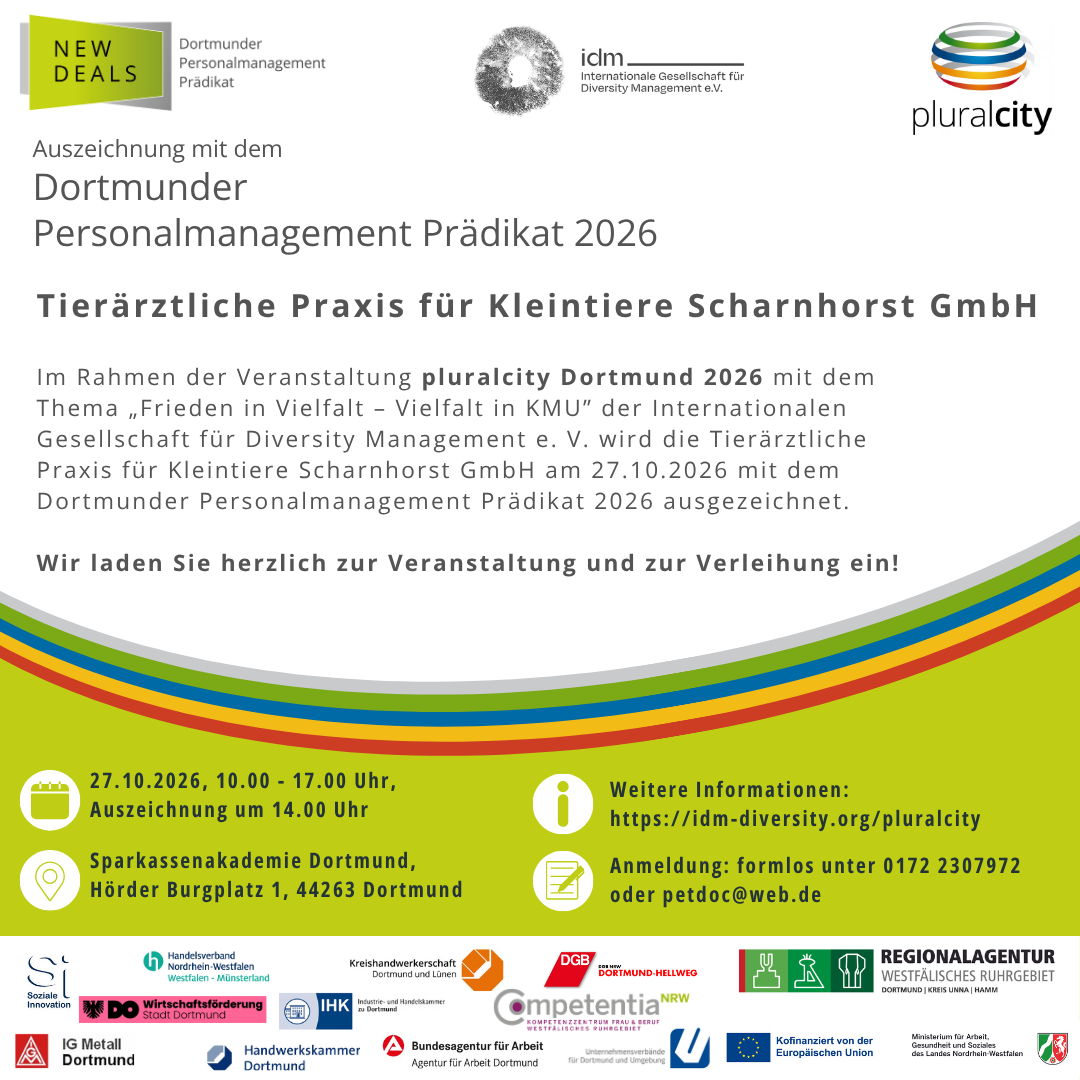 NEW DEALS Prädikatsverleihung am 27.10.2026