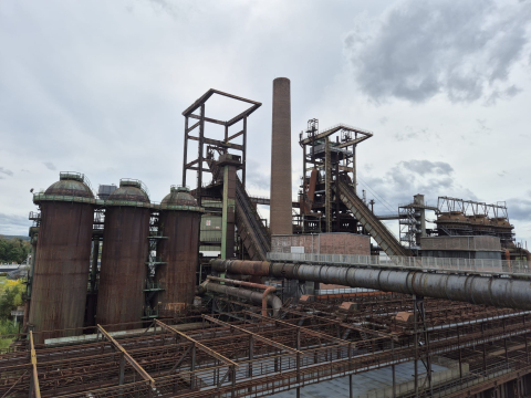 Die Hochofenanlage auf Phoenix West 